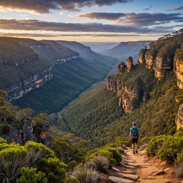 Quels sont les meilleurs itinéraires pour une randonnée dans les Blue Mountains, Australie?
