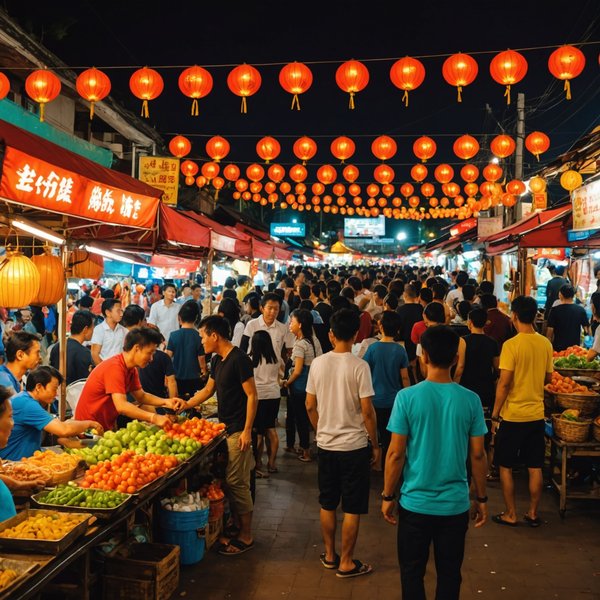 Comment organiser une visite des marchés de nuit au Laos ?