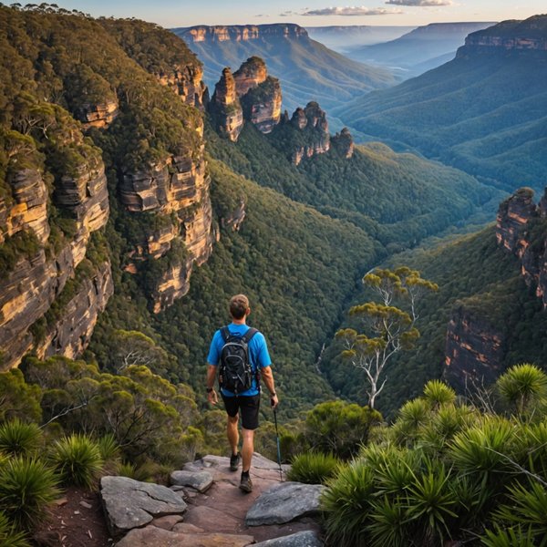 Quels sont les meilleurs itinéraires pour une randonnée dans les Blue Mountains, Australie?